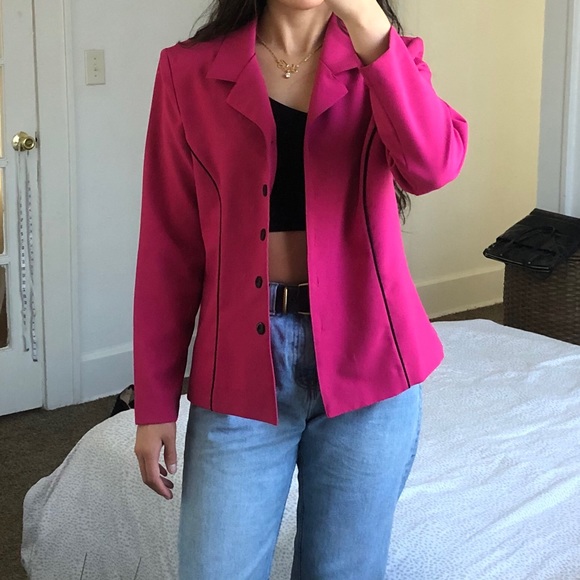 Elizabeth Williams Jackets & Blazers - Vintage Pink Blazer